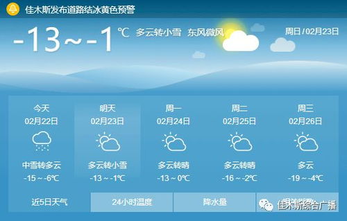 黑龙江省发布暴雪蓝色预警
